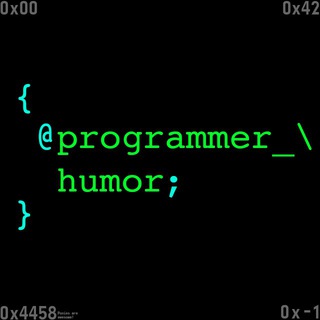 Telegram @programmer_humorChannel Image