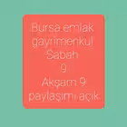 bursaemlakgayrimenkul Telegram Logo