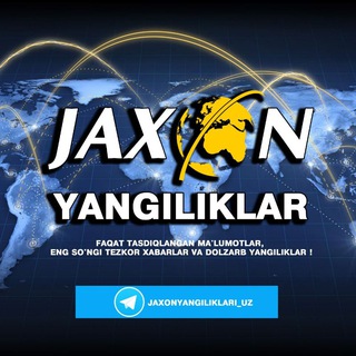 Telegram @Jaxonyangiliklari_uzChannel Image