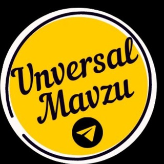 Telegram @Unversal_mavzuChannel Image