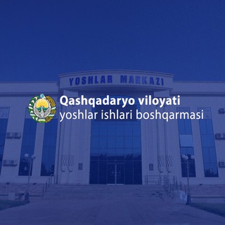 Telegram @qashqadaryoyoshlariuzChannel Image