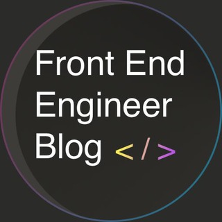 Telegram @frontend_engineer_blogChannel Image